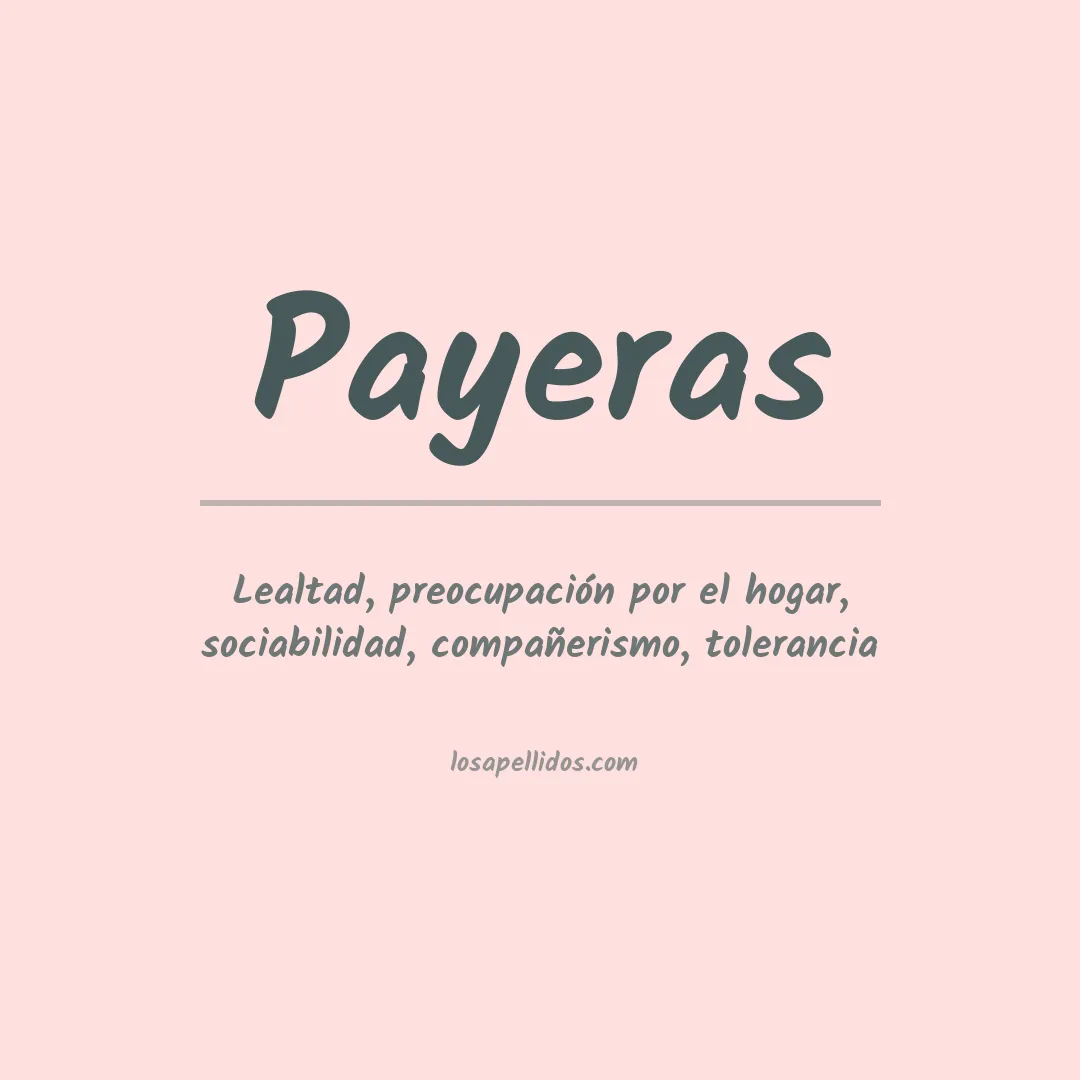 Apellido Payeras