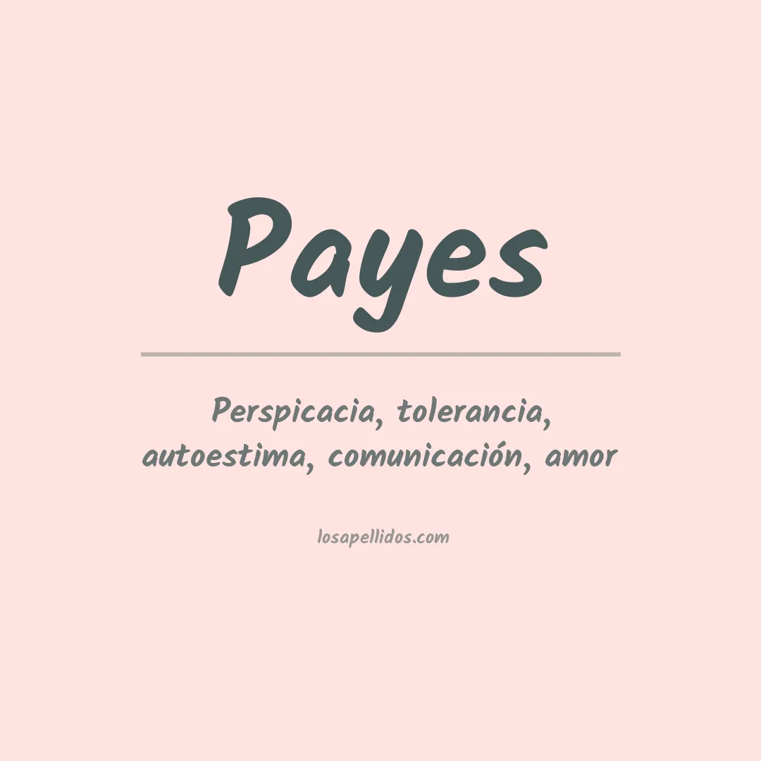 Apellido Payés