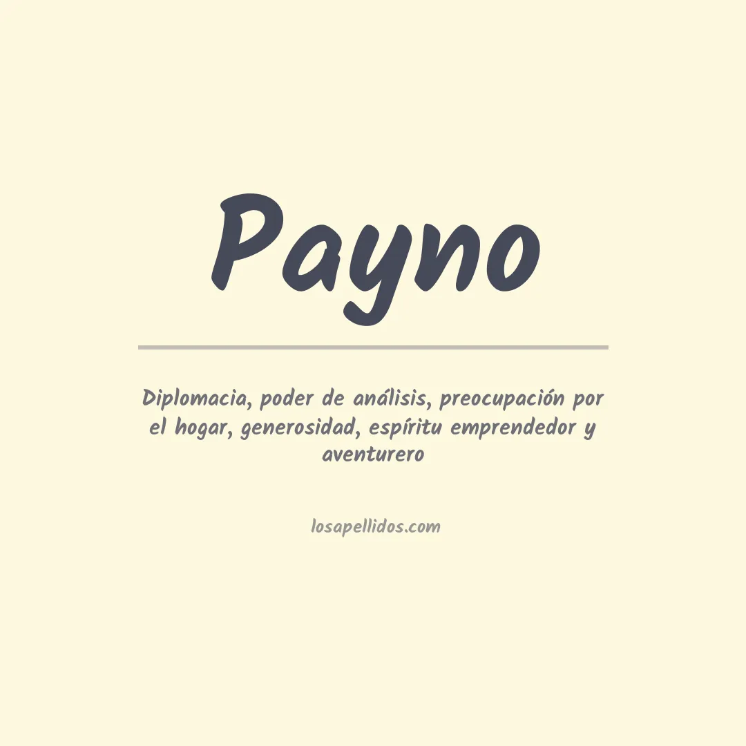 Apellido Payno