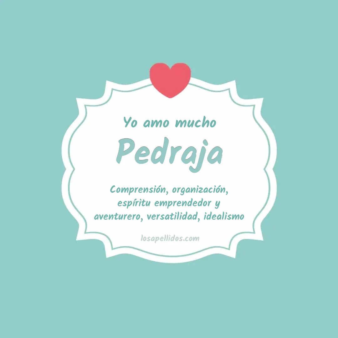 Yo amo mucho Pedraja
