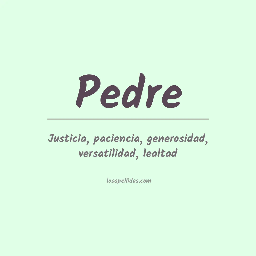 Apellido Pedre