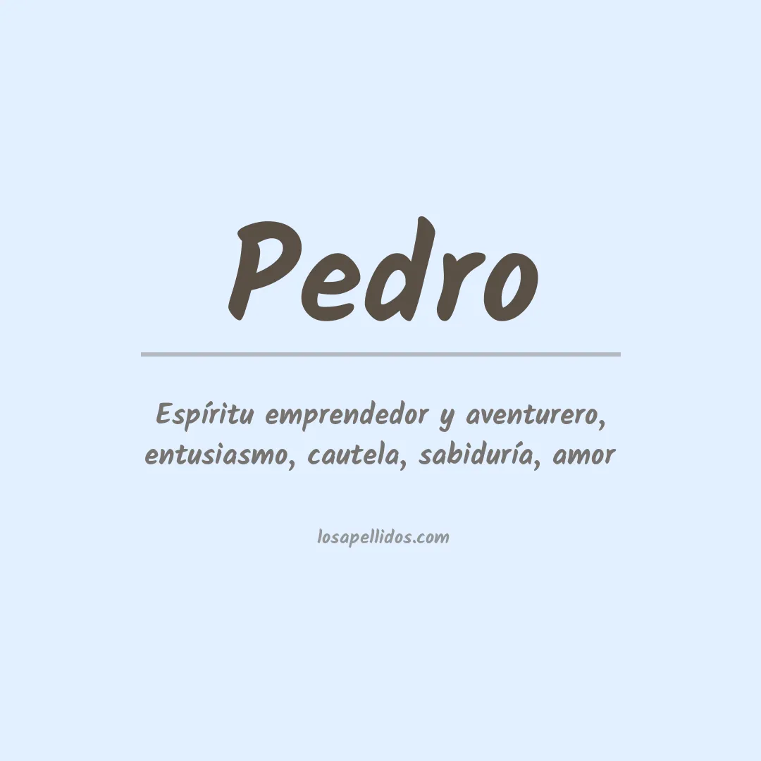 Apellido Pedro