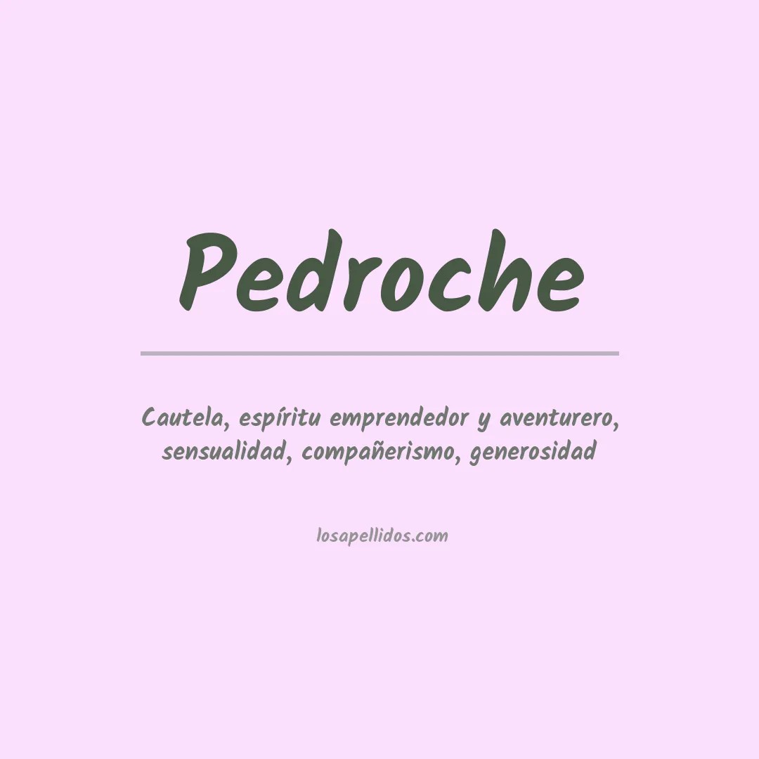 Apellido Pedroche