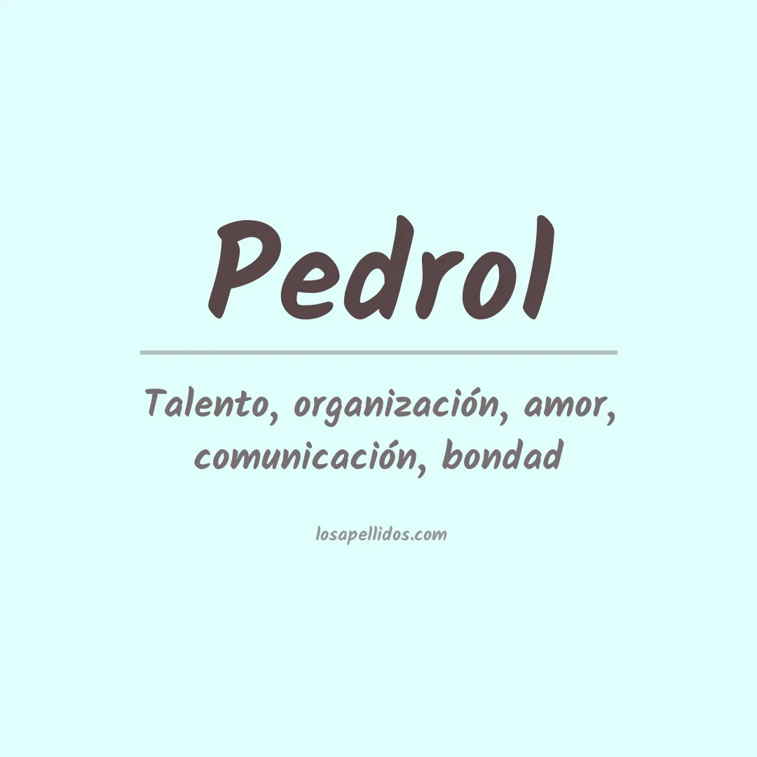 Apellido Pedrol