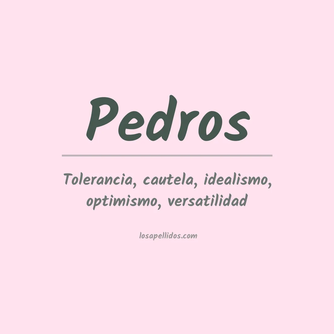 Apellido Pedros