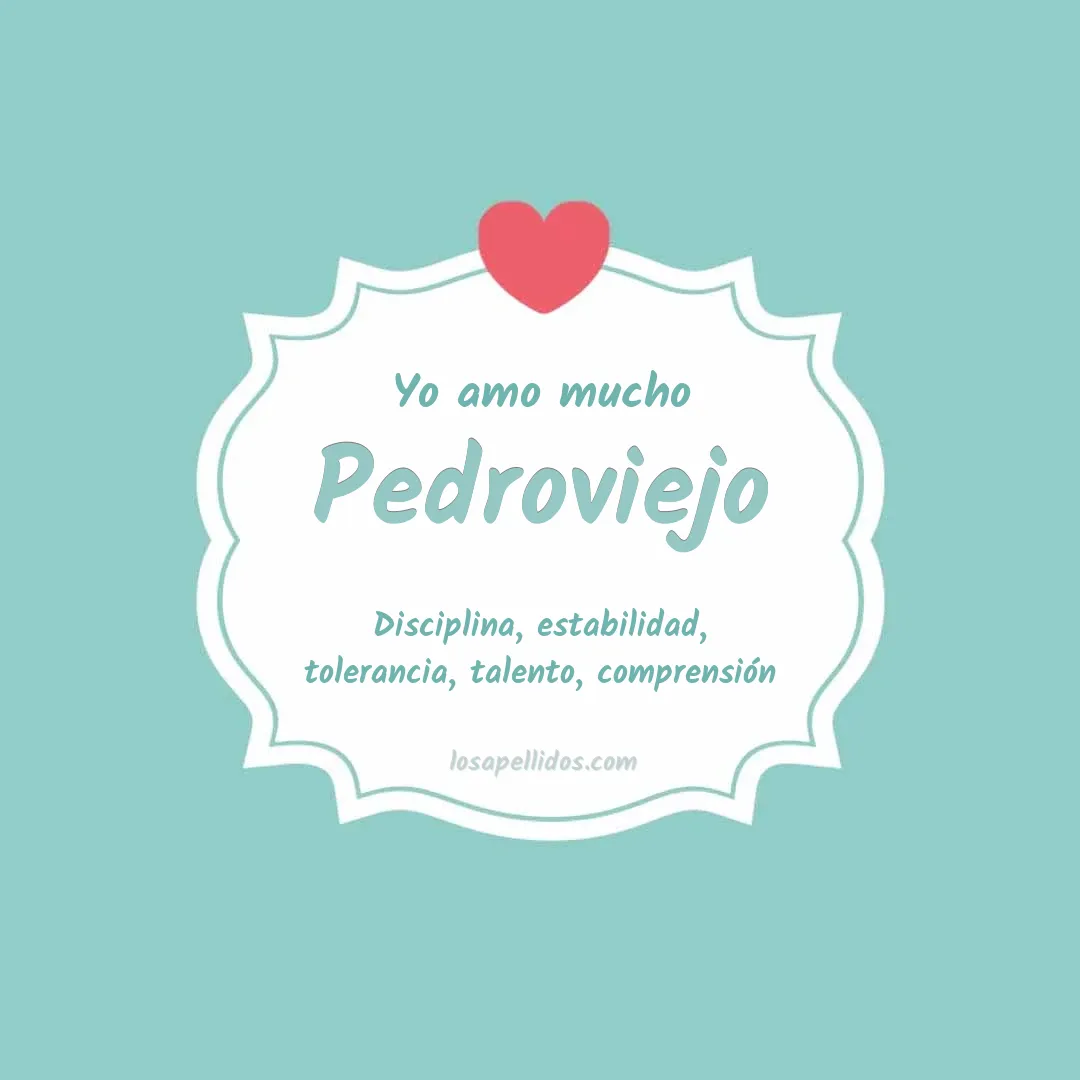 Yo amo mucho Pedroviejo