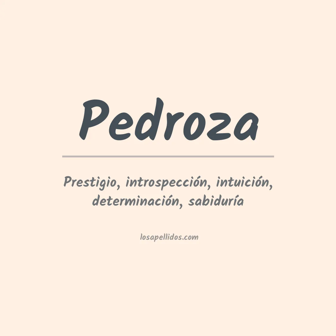 Apellido Pedroza