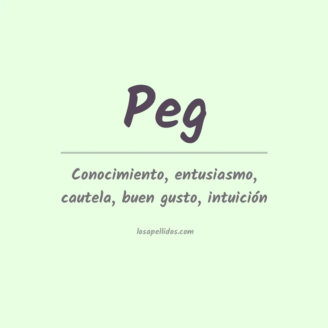Apellido Peg