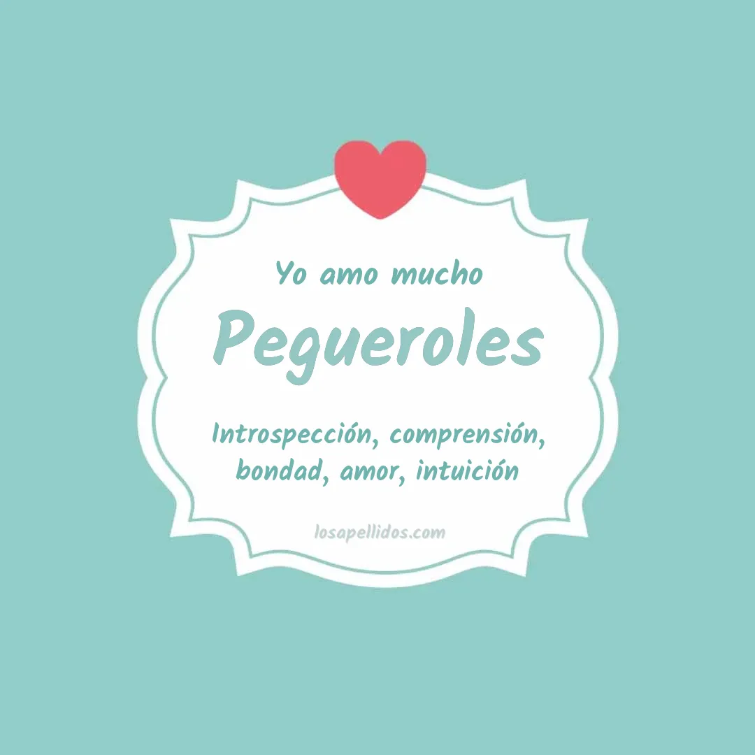 Yo amo mucho Pegueroles