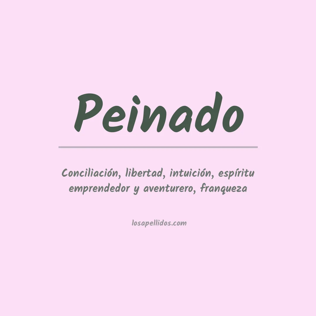 Apellido Peinado
