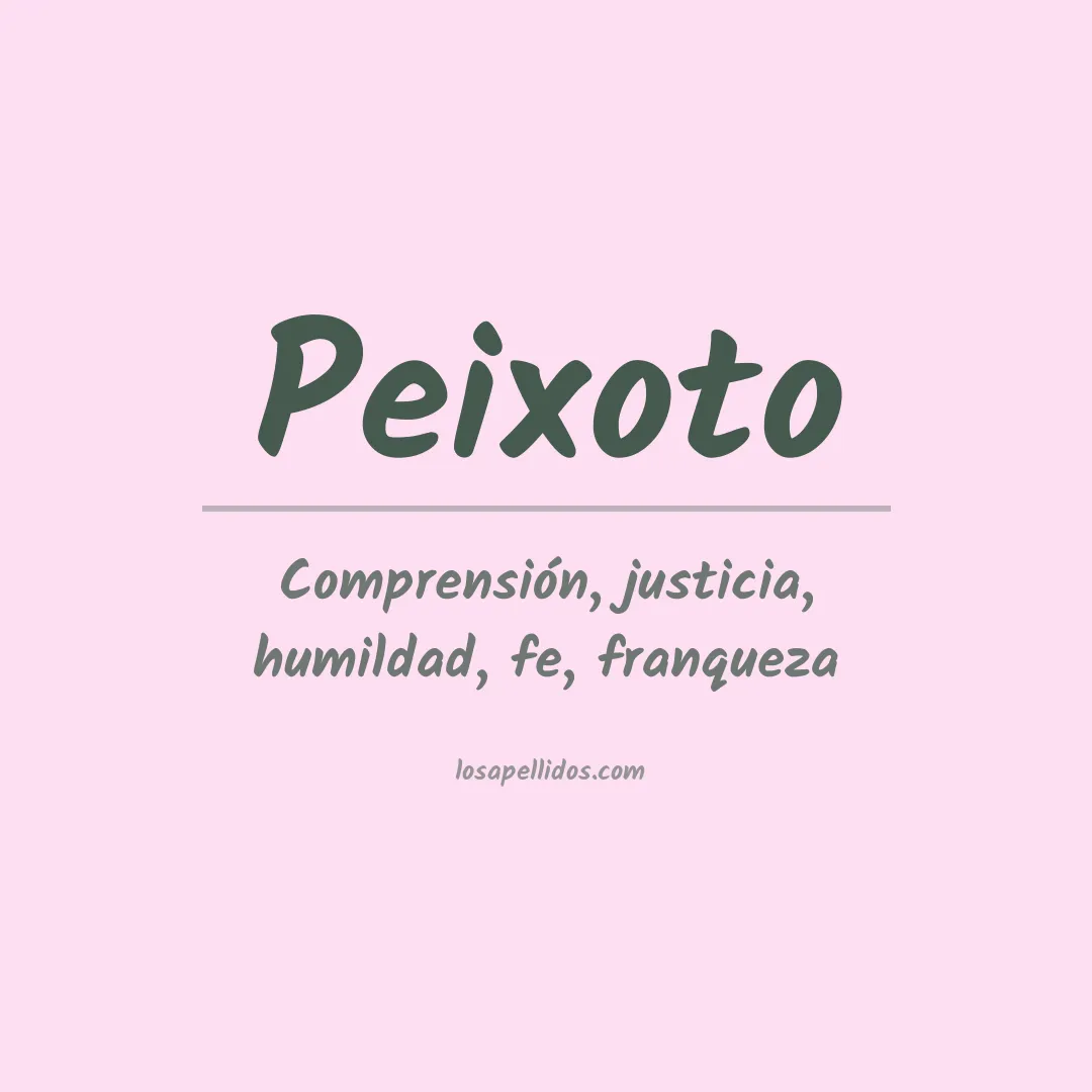 Apellido Peixoto