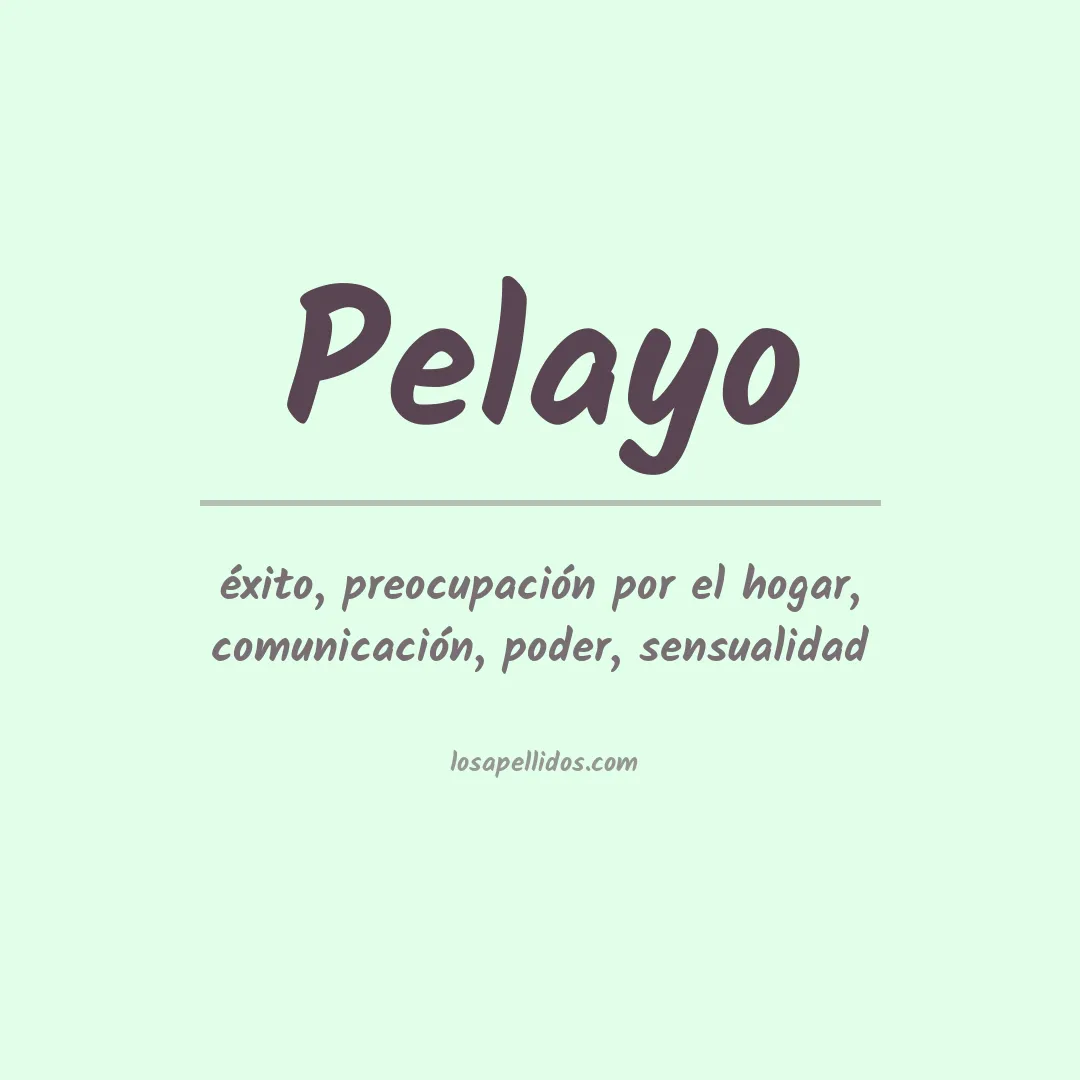 Apellido Pelayo