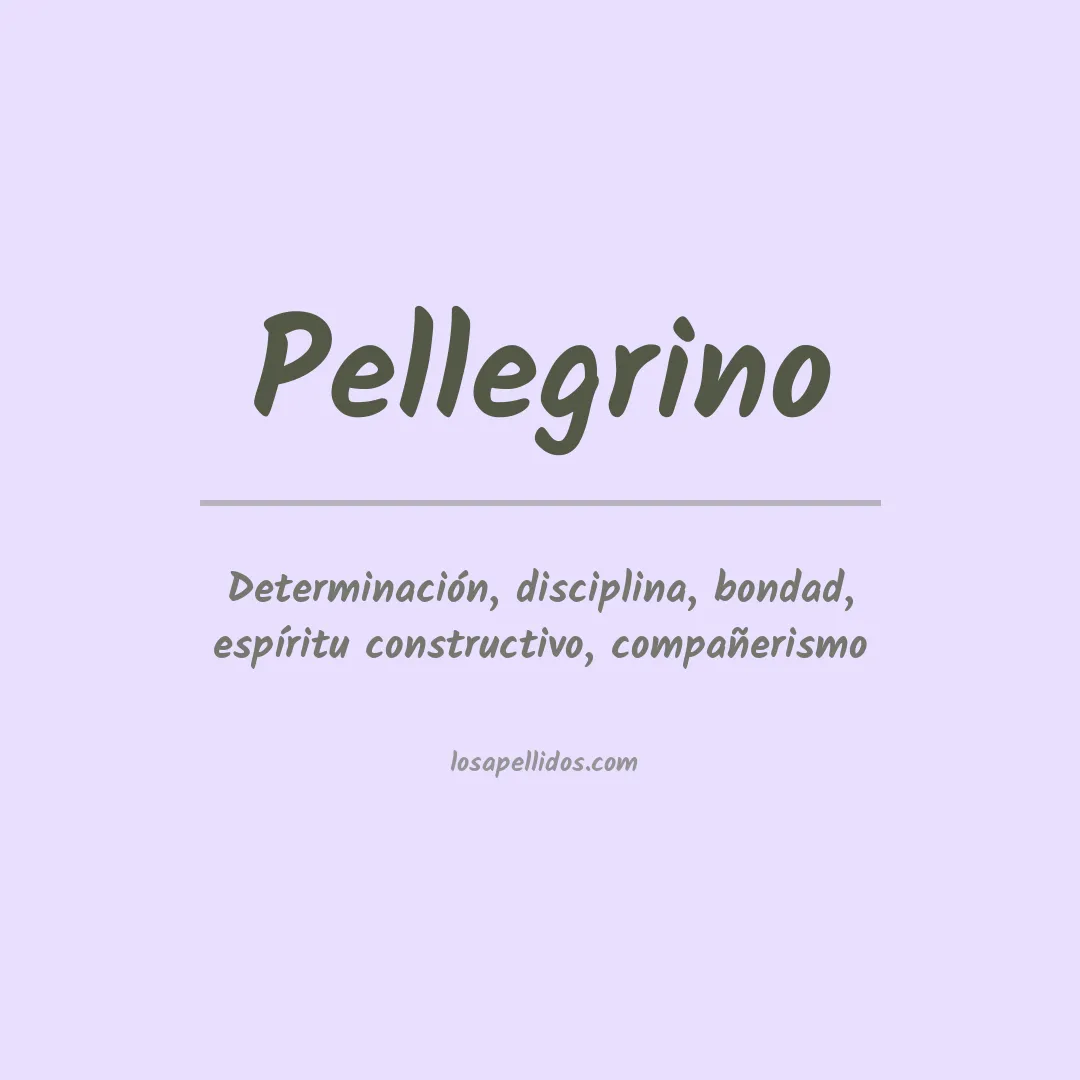 Apellido Pellegrino