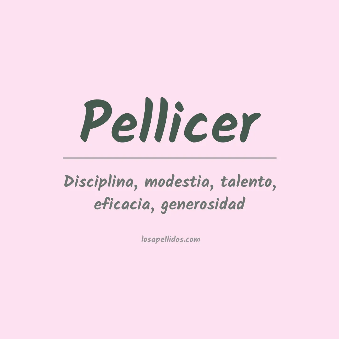 Apellido Pellicer