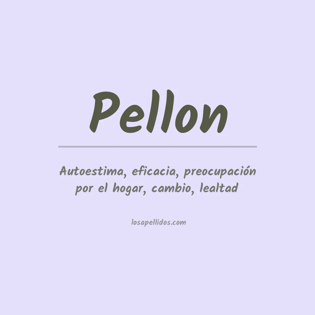 Apellido Pellon