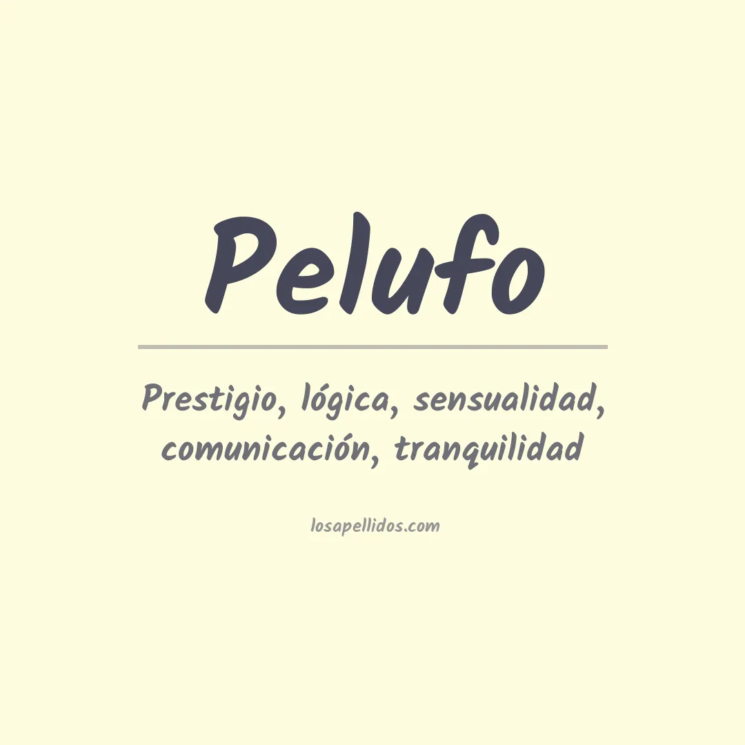 Apellido Pelufo