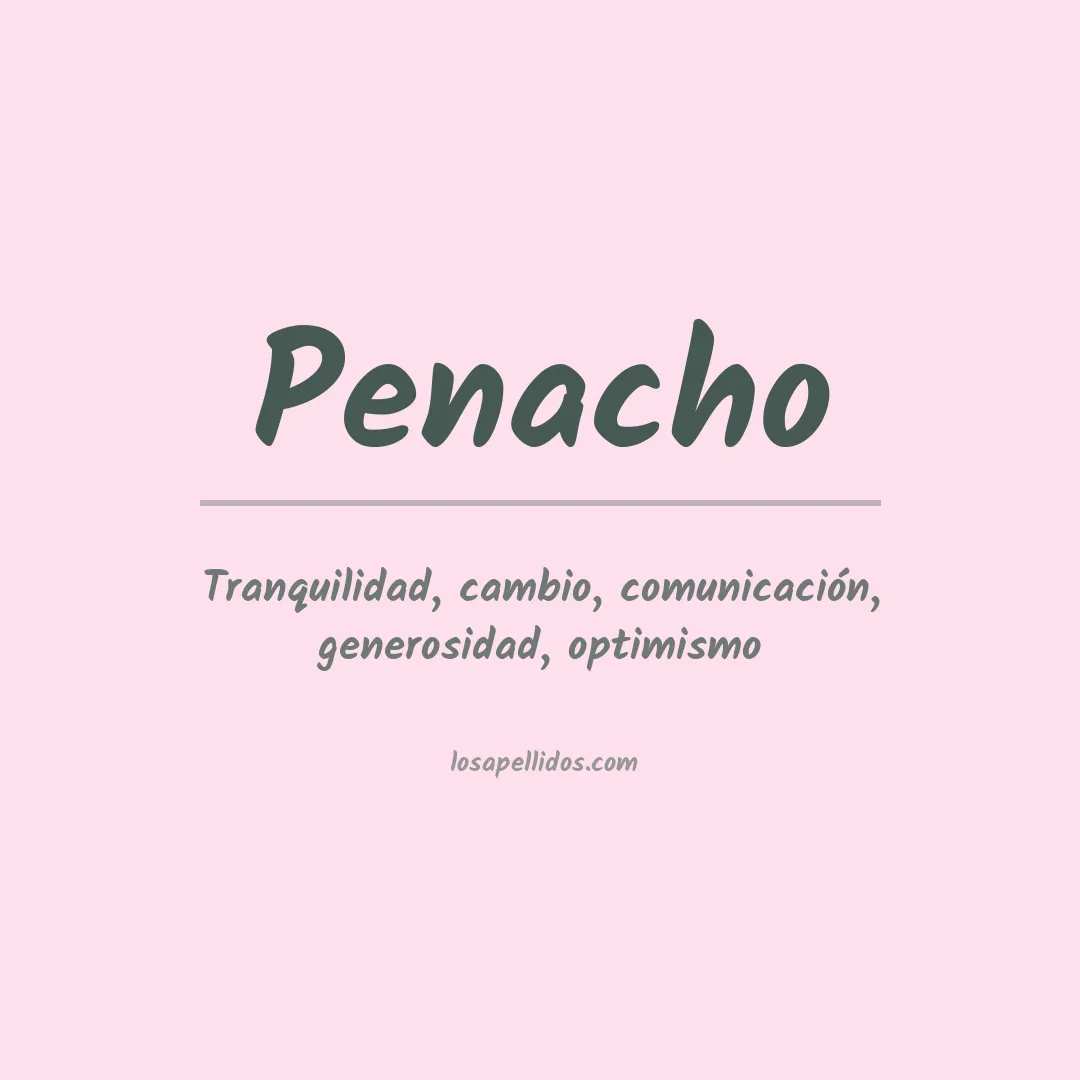Apellido Penacho