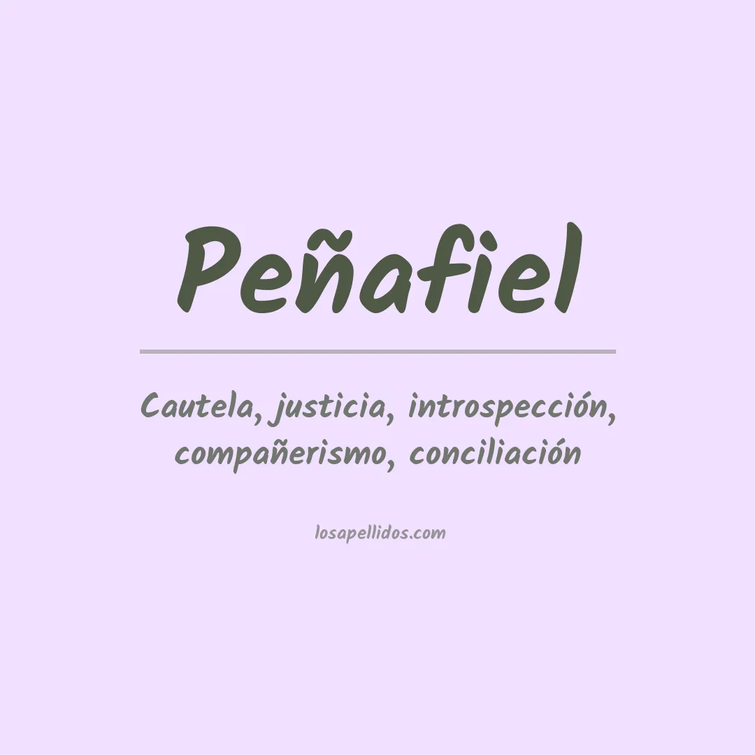 Apellido Peñafiel