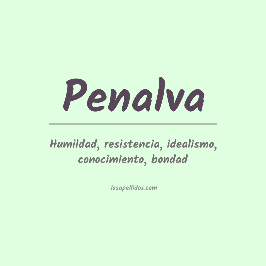 Apellido Penalva