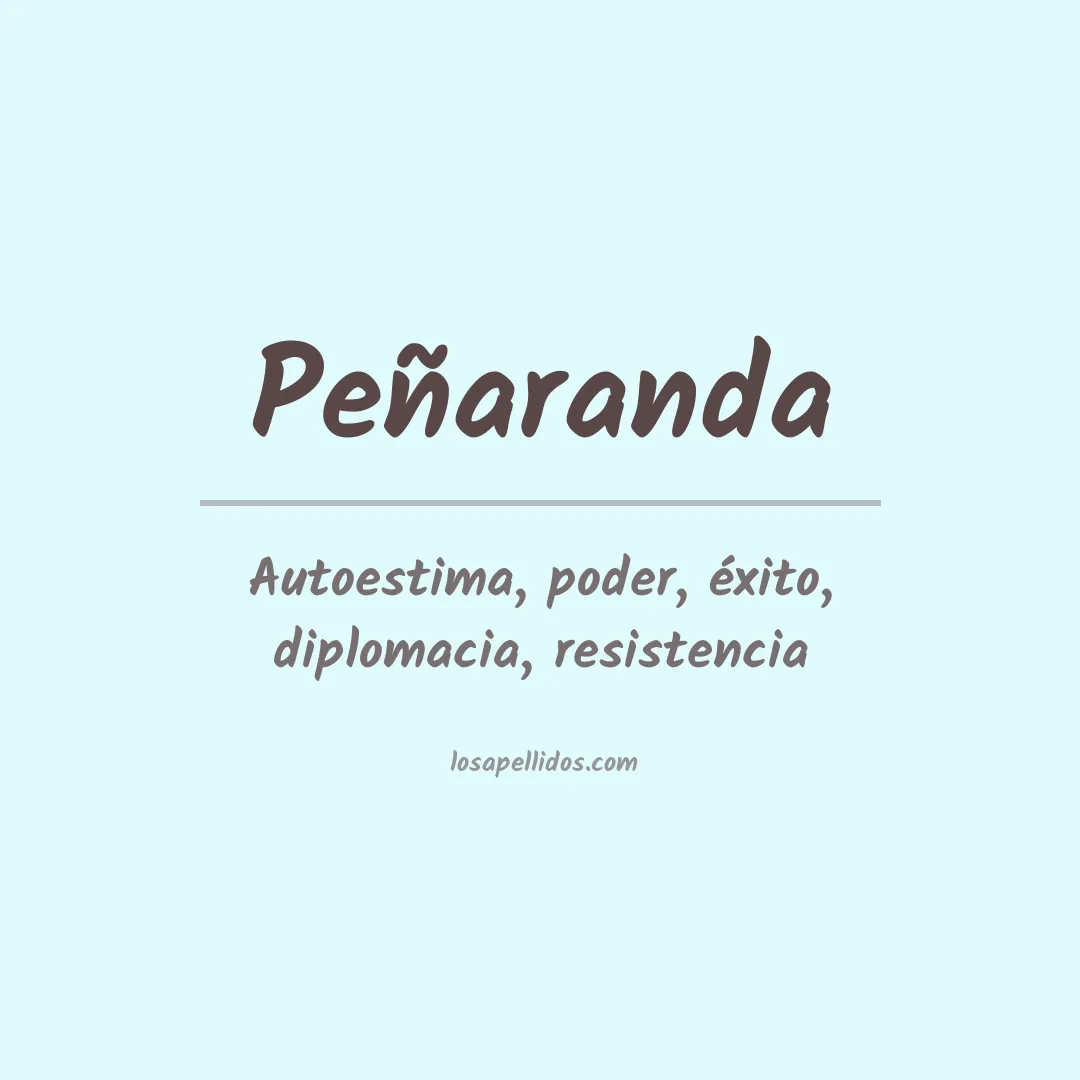 Apellido Peñaranda