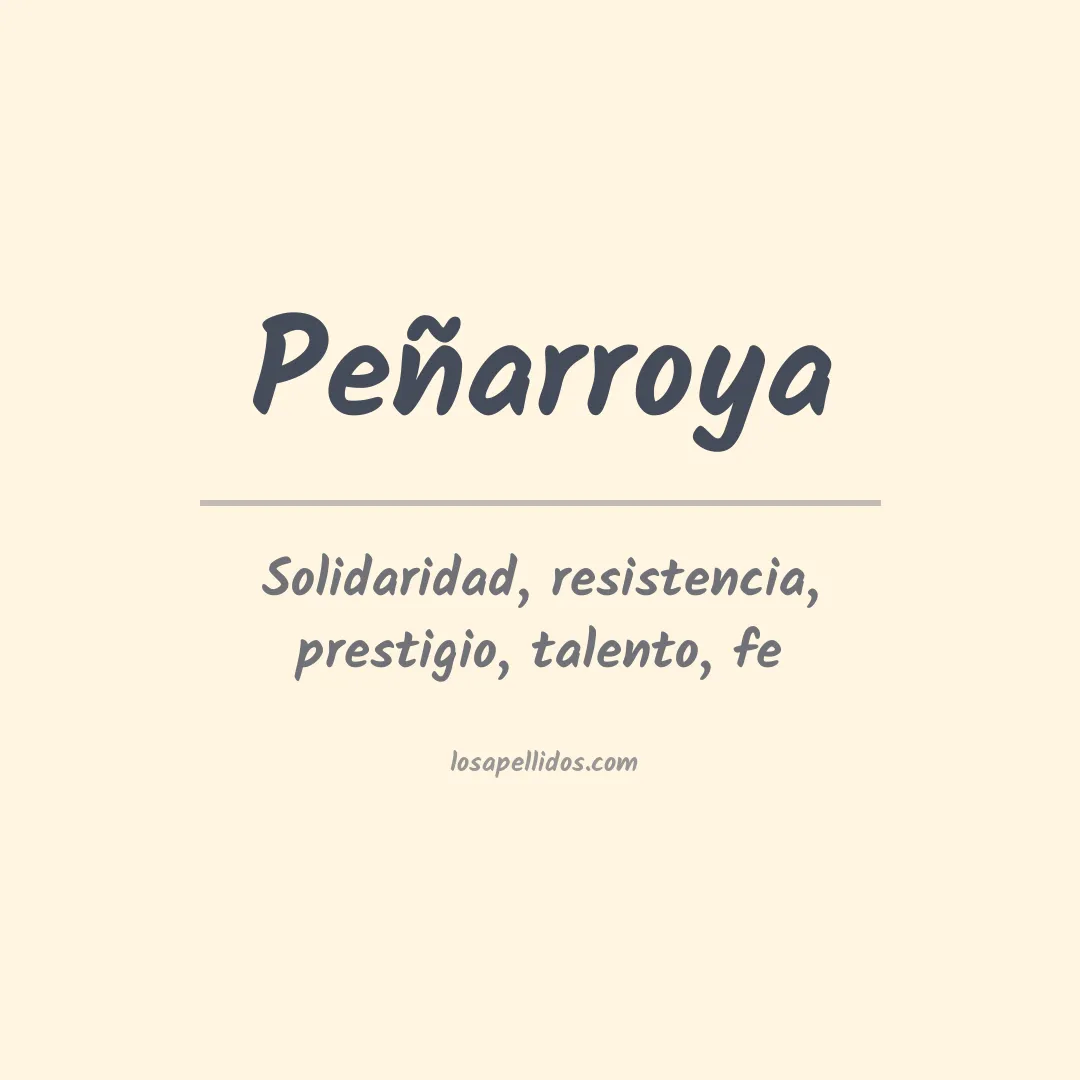 Apellido Peñarroya
