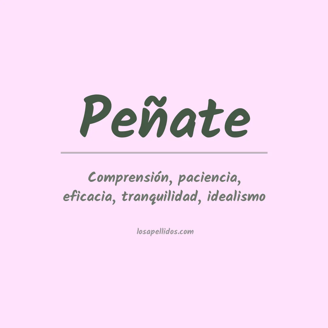 Apellido Peñate