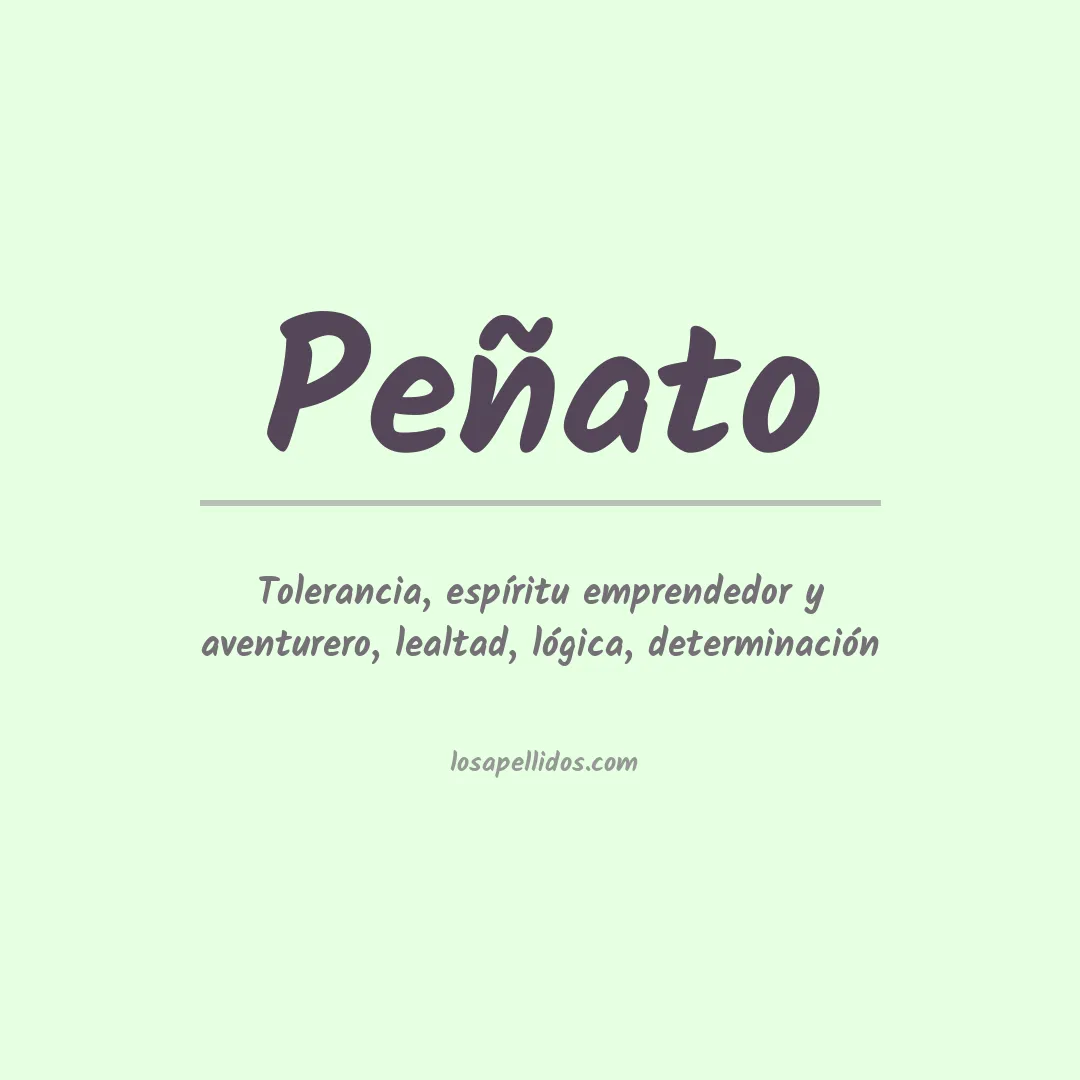 Apellido Peñato