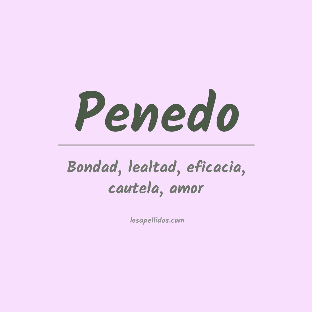 Apellido Penedo