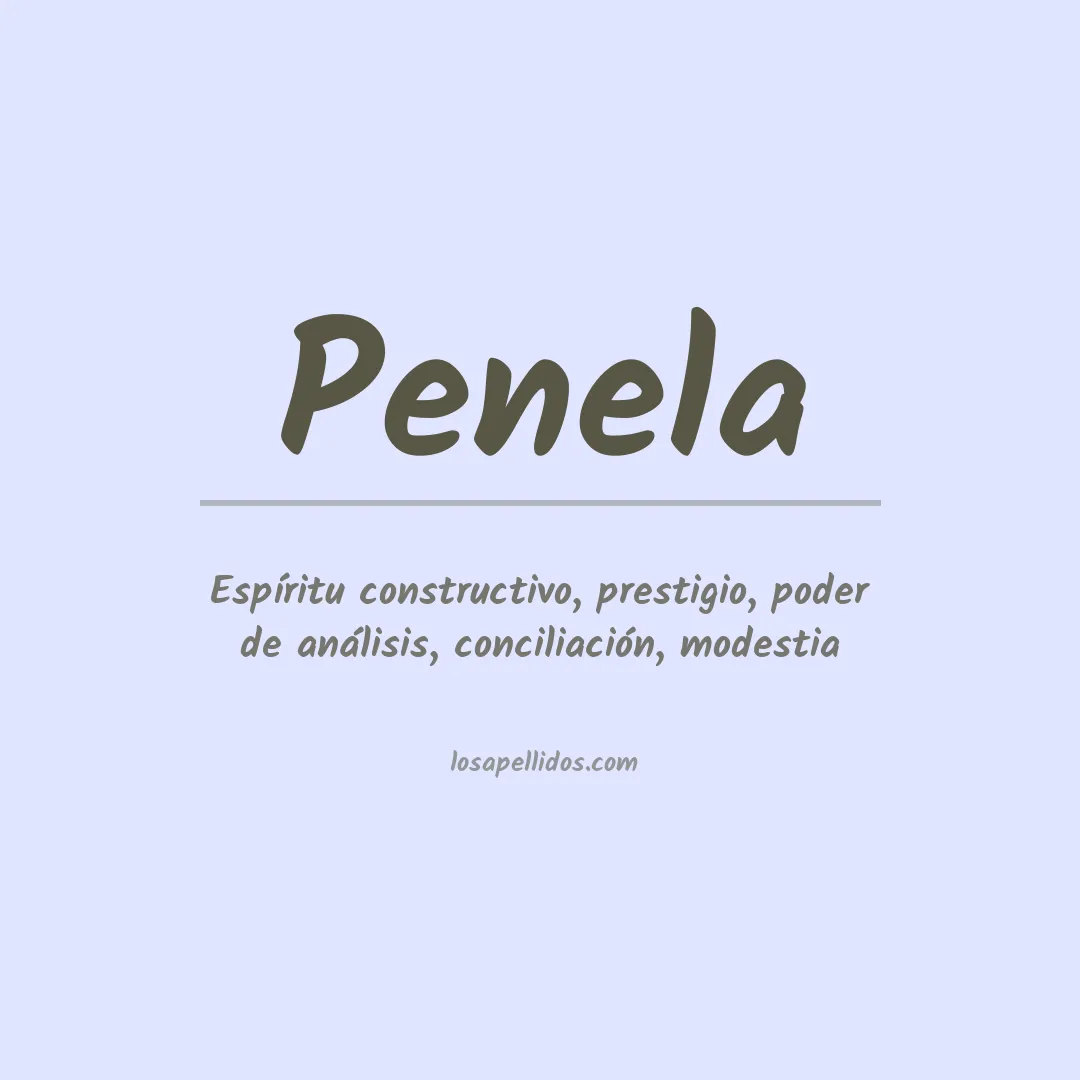 Apellido Penela