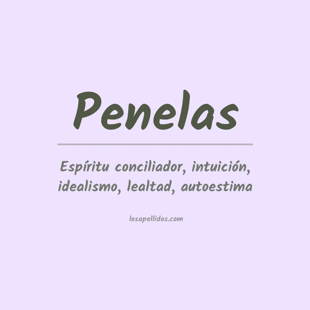 Apellido Penelas