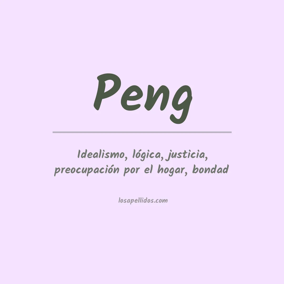 Apellido Peng