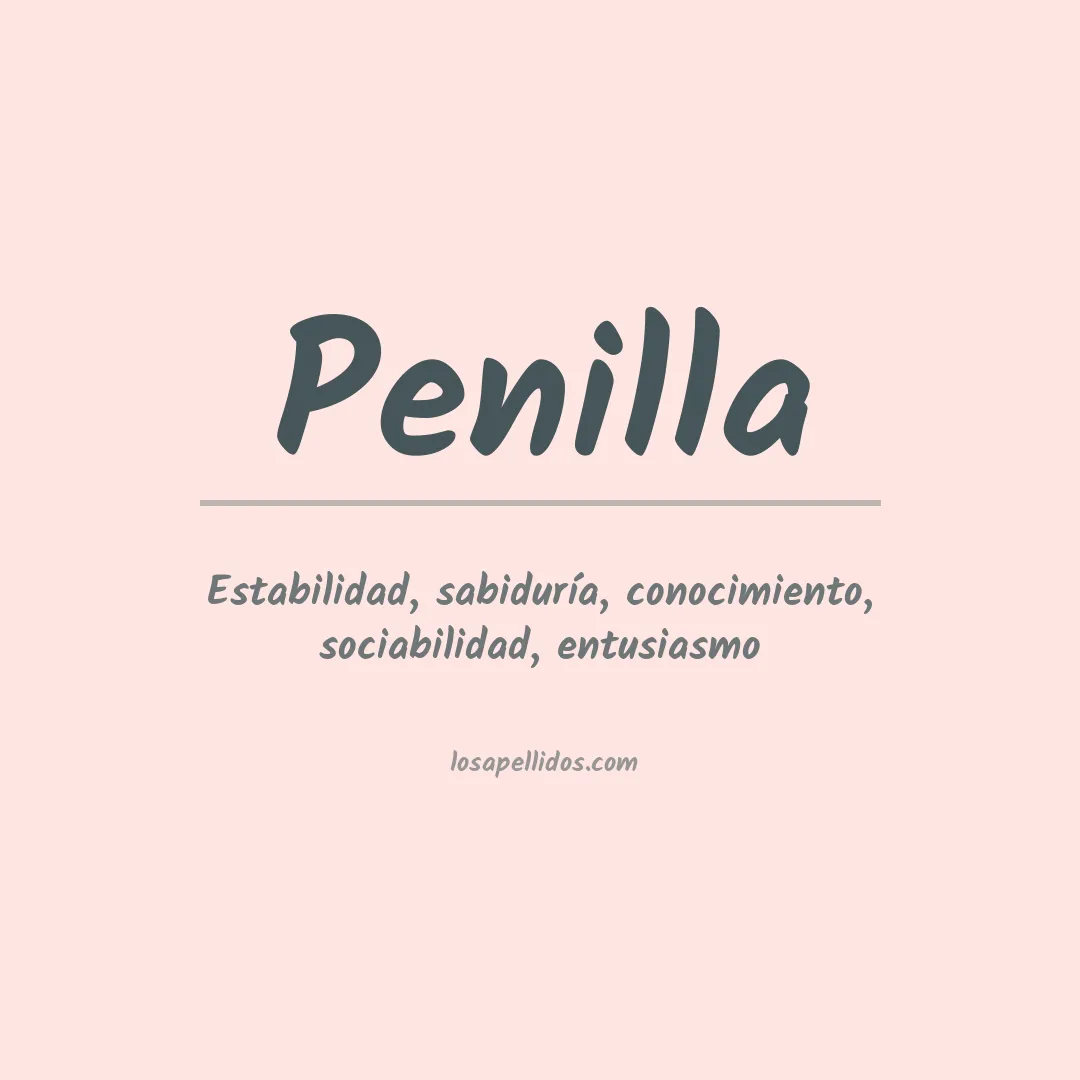 Apellido Penilla