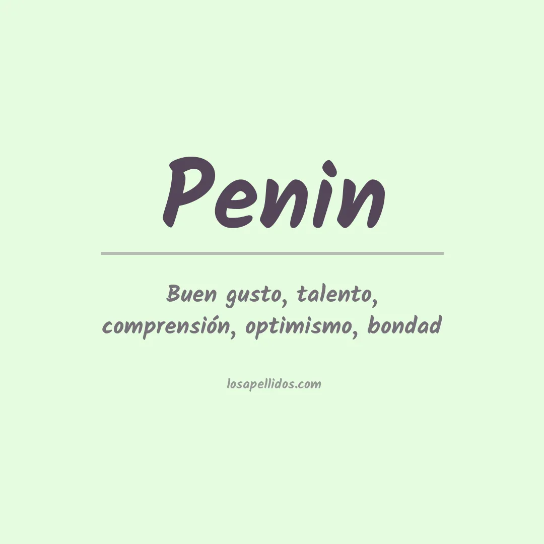 Apellido Penin