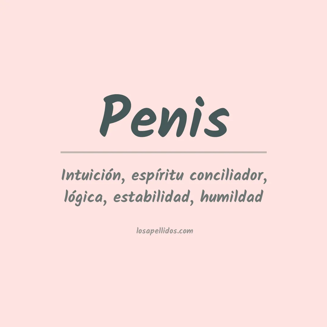 Apellido Penis