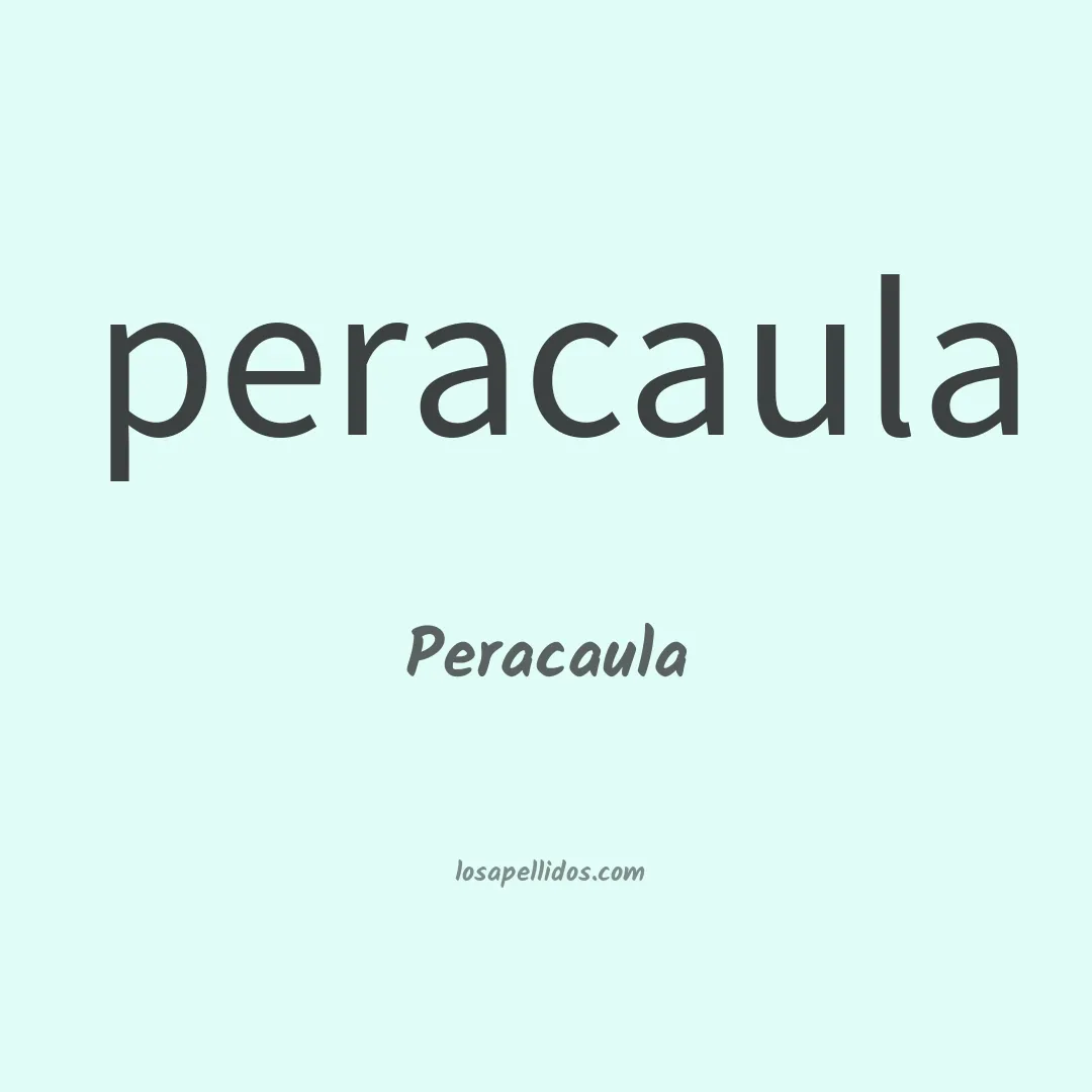 Peracaula en chino