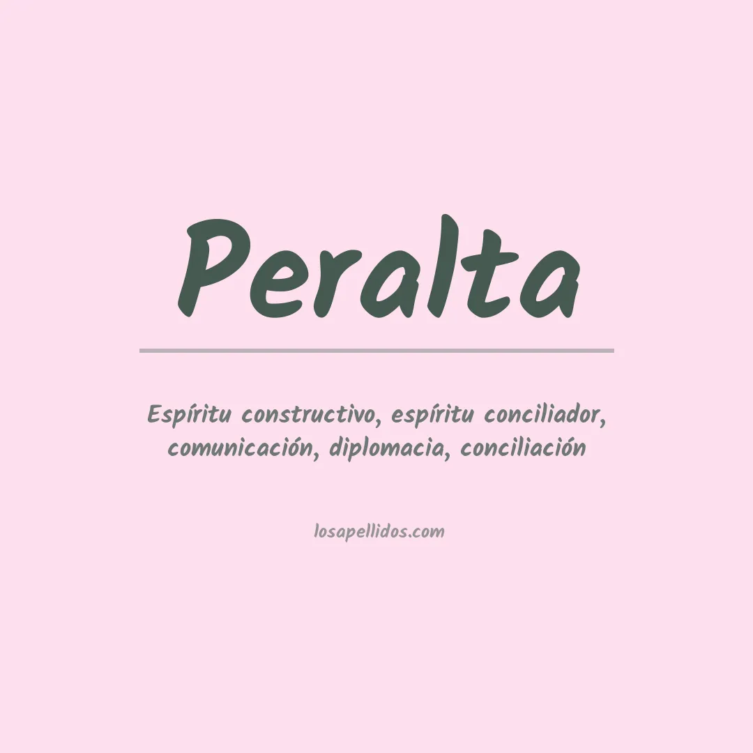 Apellido Peralta