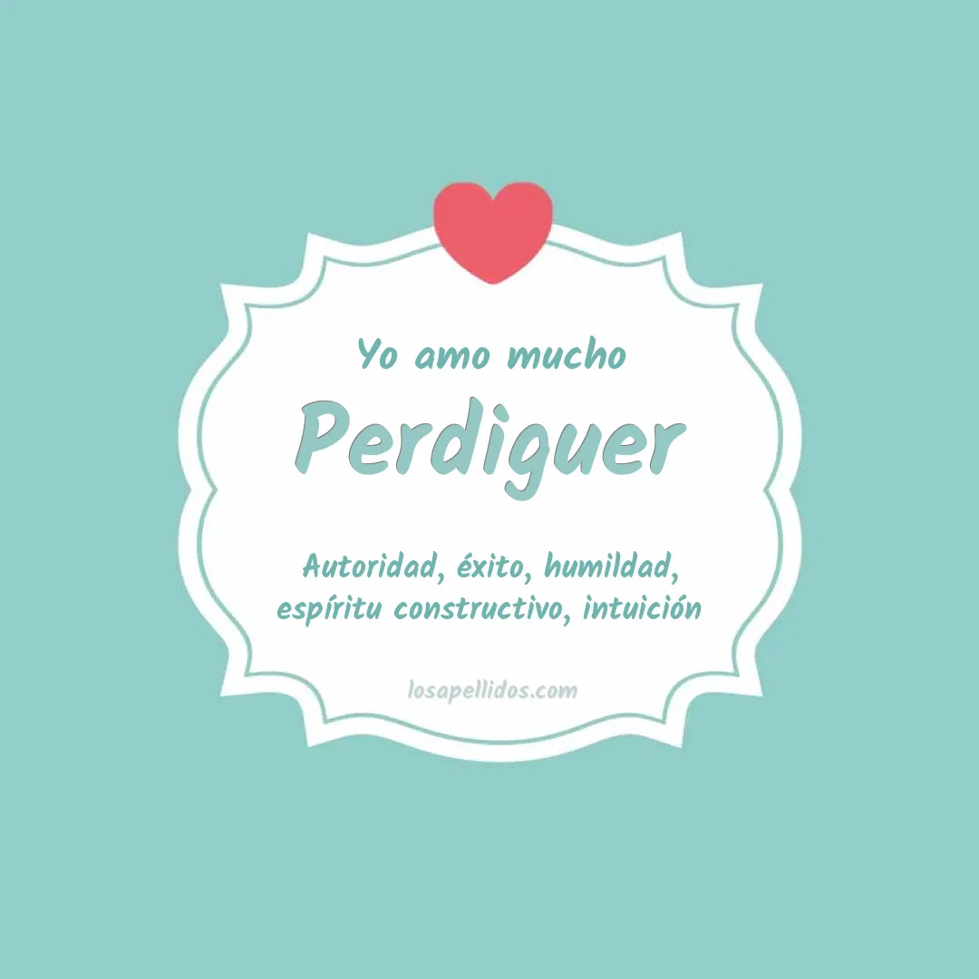 Yo amo mucho Perdiguer