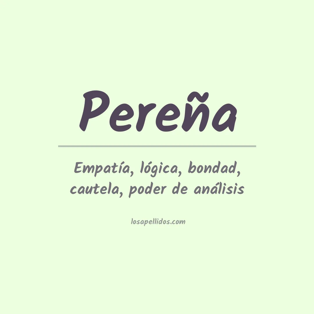 Apellido Pereña