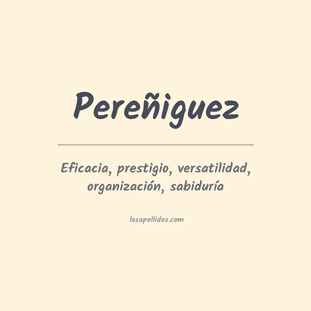 Apellido Pereñiguez