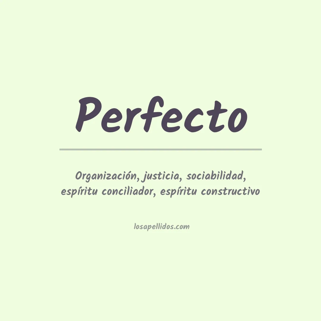 Apellido Perfecto