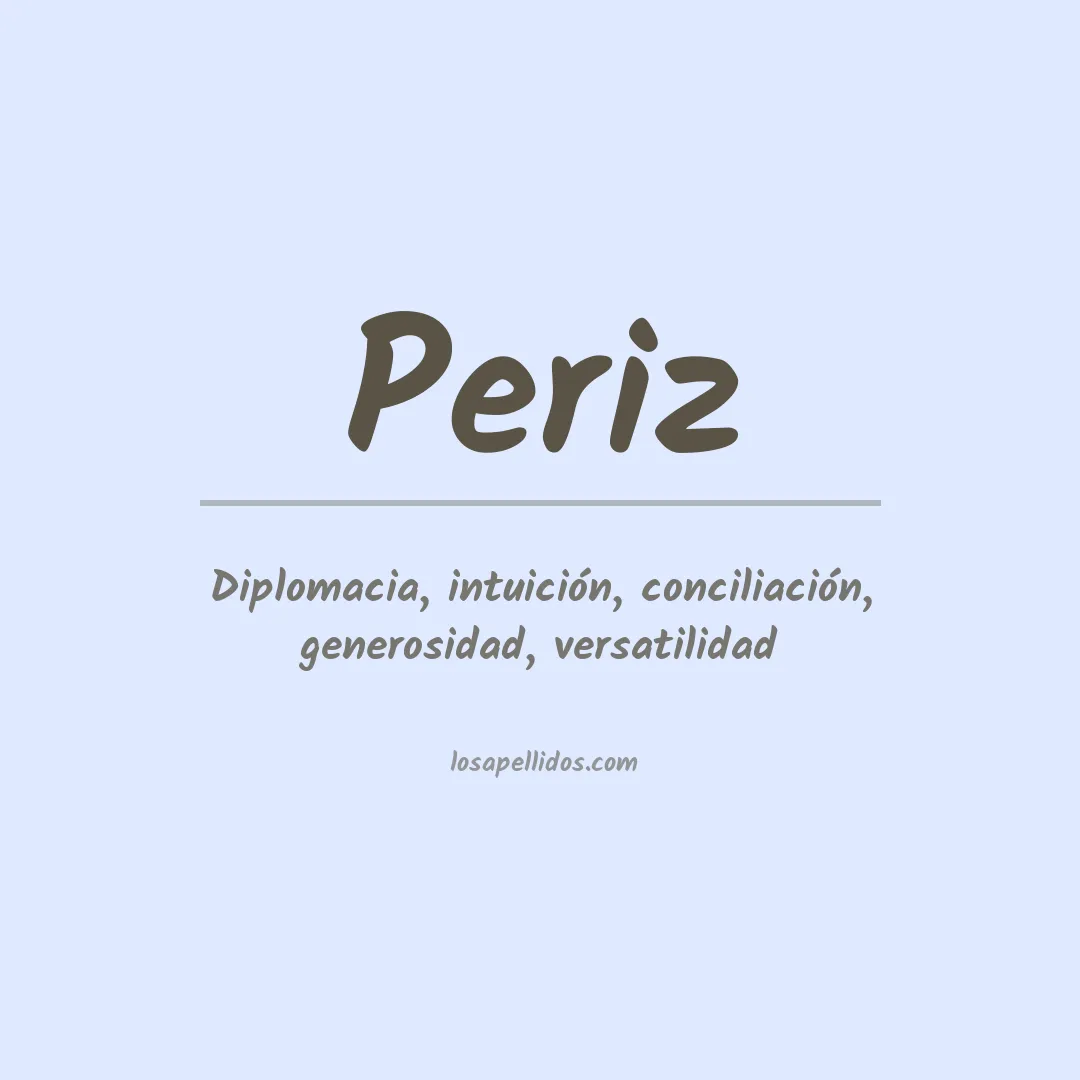 Apellido Periz