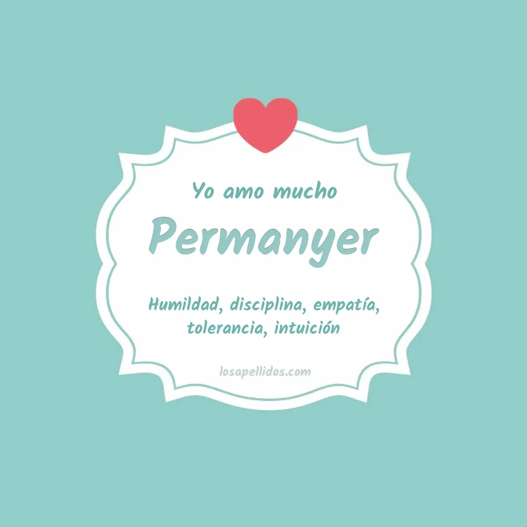 Yo amo mucho Permanyer