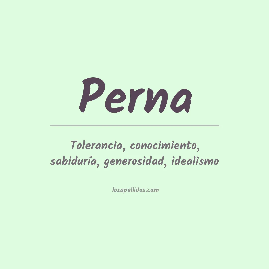 Apellido Perna