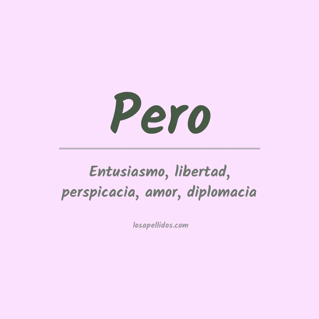Apellido Pero