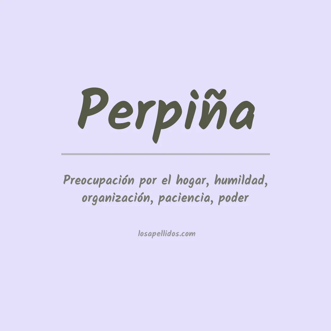 Apellido Perpiña