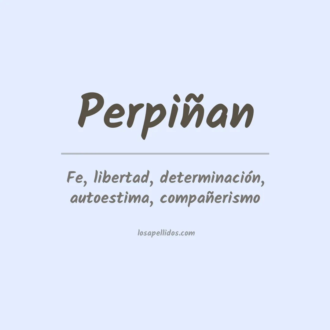 Apellido Perpiñan