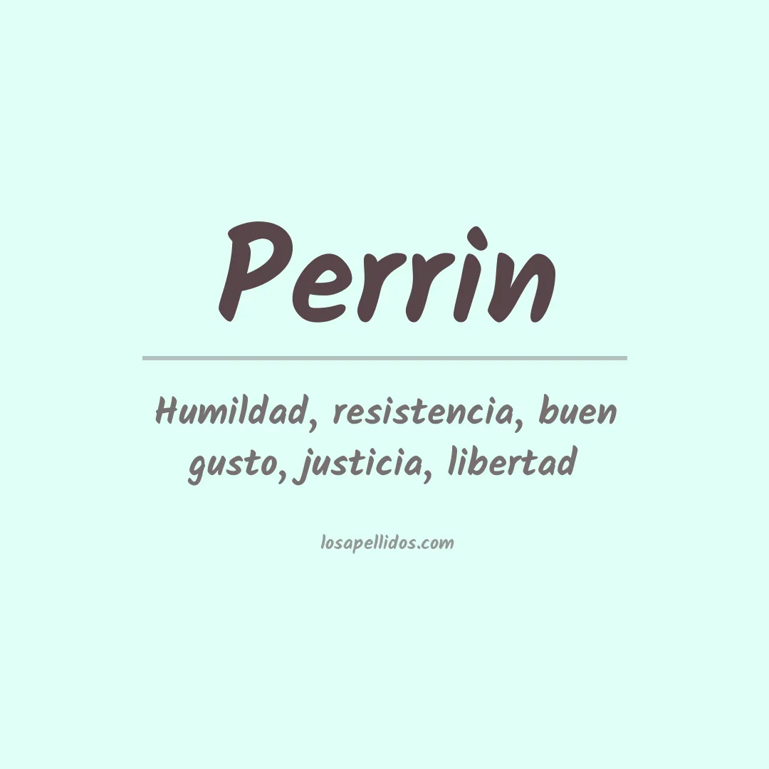 Apellido Perrin