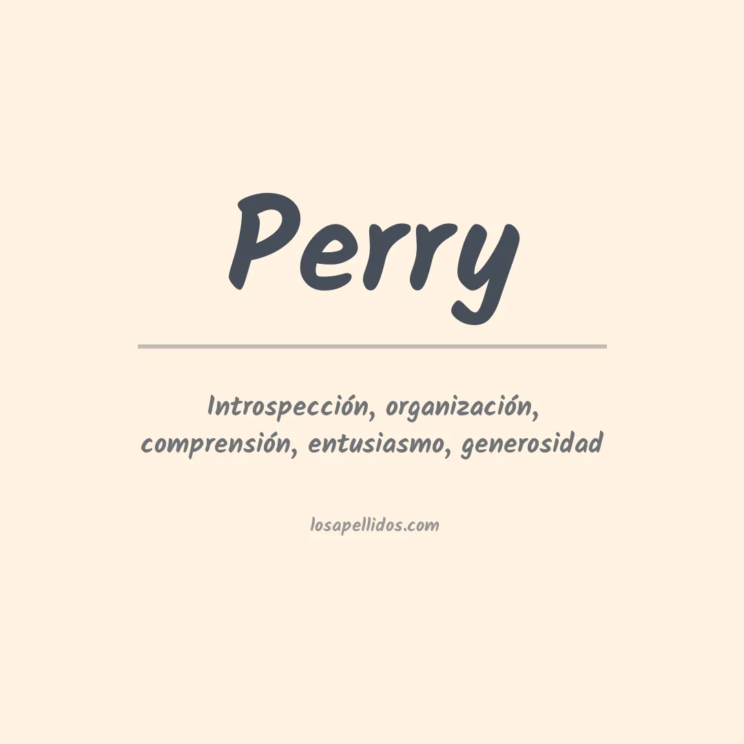 Apellido Perry