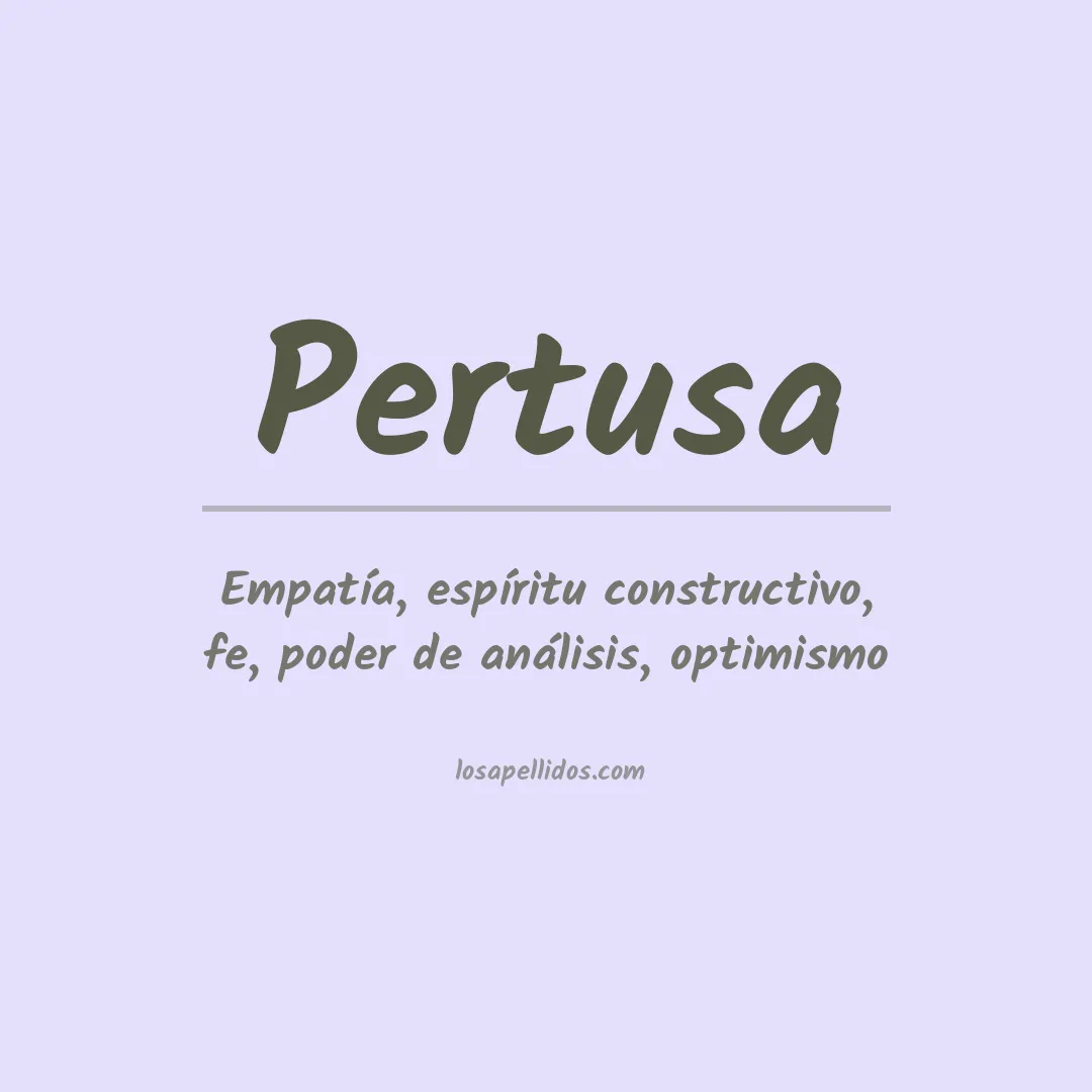 Apellido Pertusa