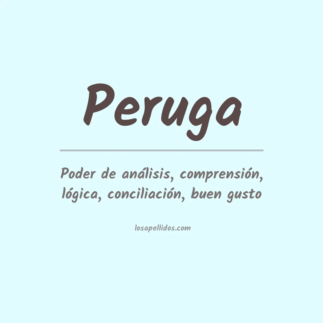 Apellido Peruga